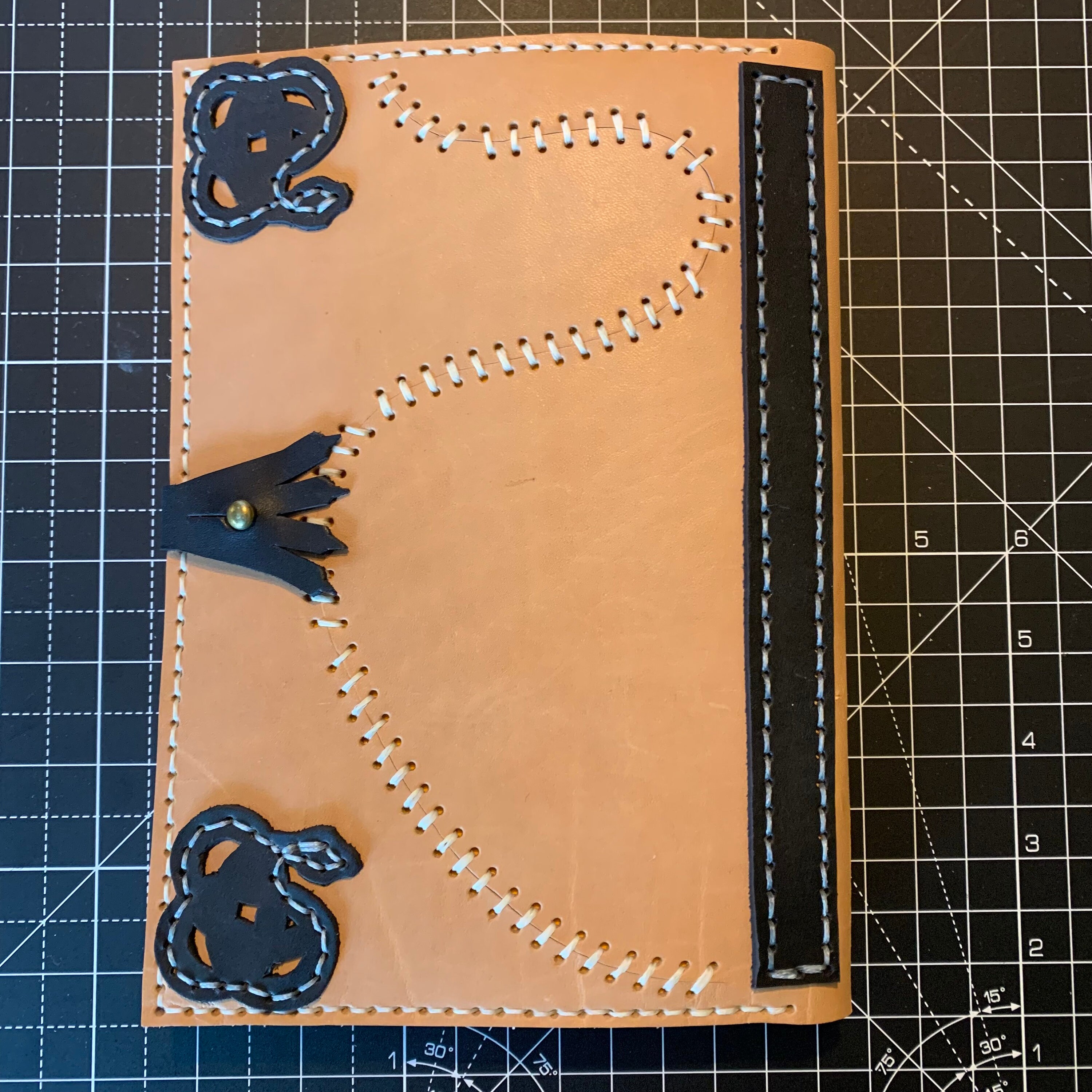Artizan Leather Notebook Cover Pattern PDF - Book of Spells - Etsy