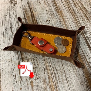Artizan Leather Valet / Catch All Tray Small PDF Pattern
