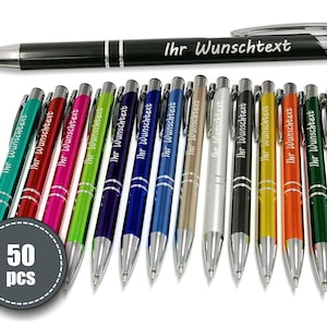 Kugelschreiber mit Gravur. Unsere personalisierten gravierten Stifte sind ein perfektes Geschenk für Gäste sowie ein großartiges Werbegadget Bild 1