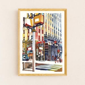 Philadelphia art print, Philadelphia print, Philadelphia art, Philadelphia print, Philadelphia watercolor print