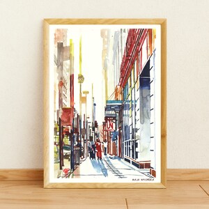 Cincinnati art print , Signed Cincinnati print, Cincinnati art, Cincinnati print, Cincinnati poster, Cincinnati watercolor print image 3