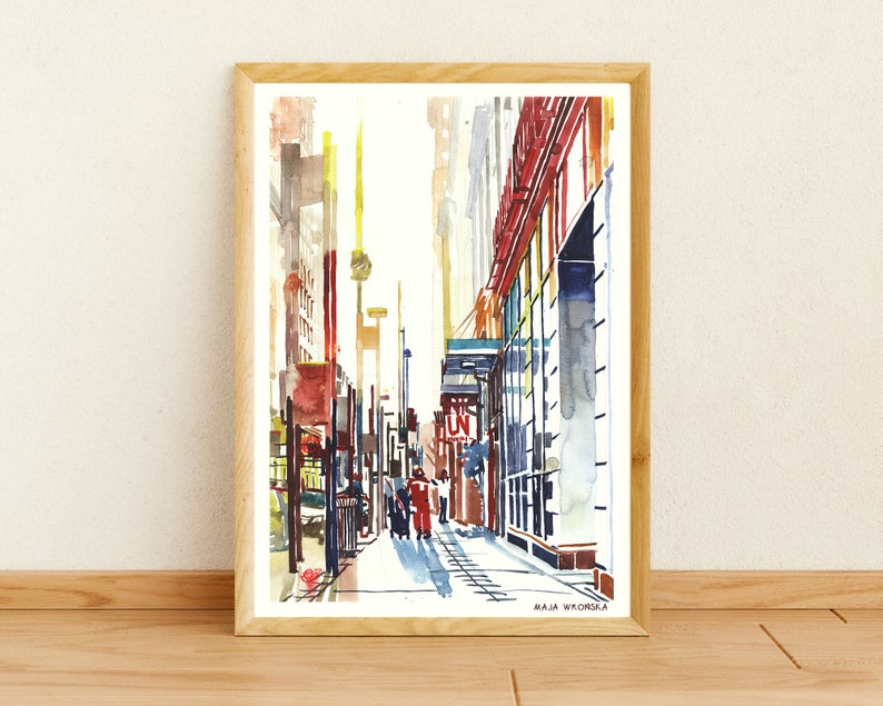 Cincinnati art print , Signed Cincinnati print, Cincinnati art, Cincinnati print, Cincinnati poster, Cincinnati watercolor print image 3