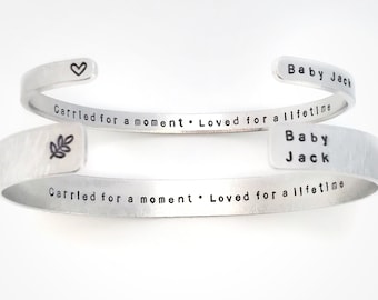 Parent’s Miscarriage Gift Memorial Bracelets / Baby Loss Keepsake For Dad Mum / Stillbirth Bereavement Gift / Early Miscarriage Parent Gift