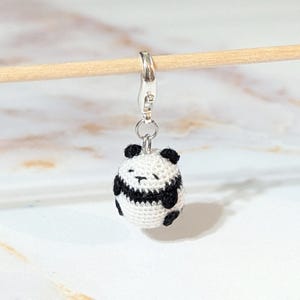 Panda Amigurumi Stitch Marker: Crochet Knitting Notions Progress Keepers