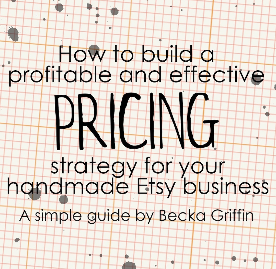 Product Pricing Guide PDF Download - Etsy
