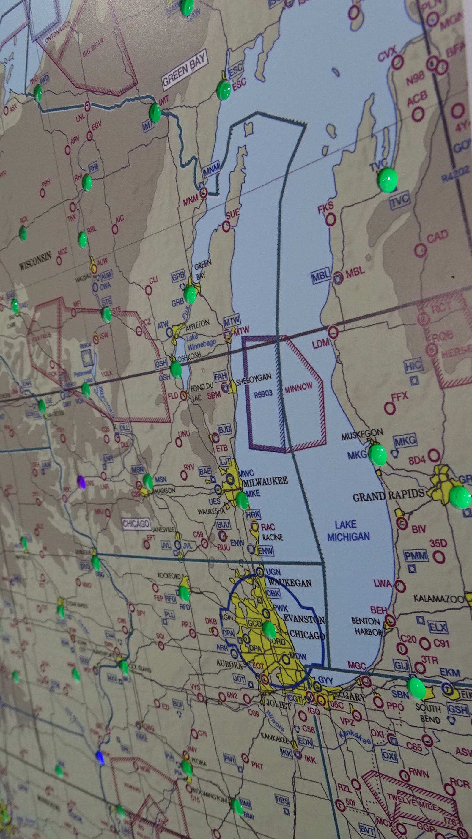 Aviation METAR Live Weather Maps USA Mid America metarmap Etsy