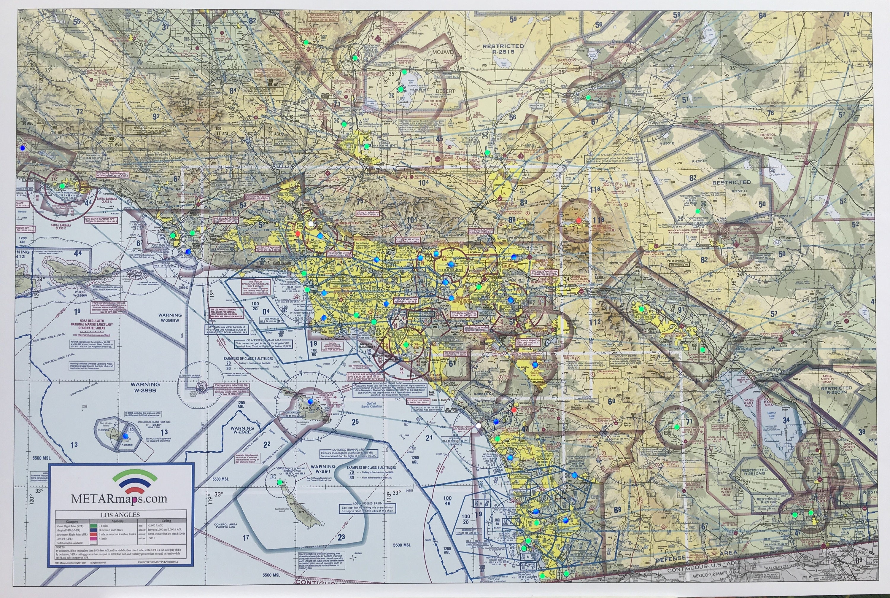 Los Angeles Terminal Chart