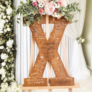 Carta de casamento, livro de visitas, decoração alternativa, placa de casamento personalizada, livro de visitas de madeira, decoração rústica de casamento