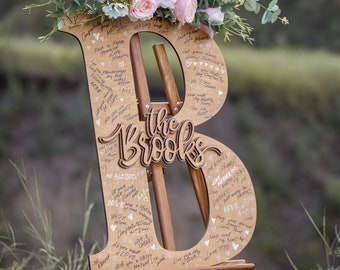 Guest Book Alternative Wedding Family Name Sign Tropical Wedding Décor Destination Wedding Decorations Beach Wedding Guest Book Sign