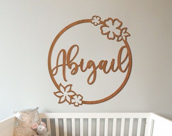 Personalized Wooden Name Sign Perfect Baby Room Decor and Nursery Name Sign, Baby Name Sign Custom Name Sign Wall Decor