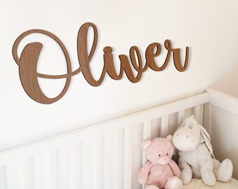 Home & Living Individuelles Baby-Namensschild für Kinderzimmer-Dekoration, personalisierter Baby-Buchstabe und Nachnamen-Schild, tolles Geschenk zur Babyparty