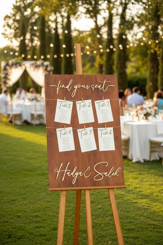 Table Plan Board Example Wooden Table Plan Board