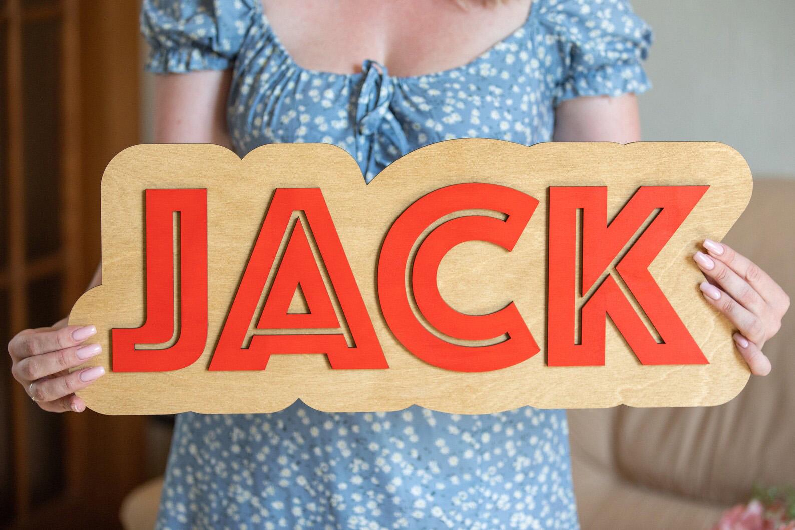 Custom Wood Baby Name Sign, Perfect Rustic Nursery Decor for Baby’s Room, Large Name Sign, Personalized Newborn Name Sign Kids Wall Decor
