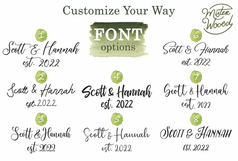 Wooden Name Sign Custom Letter a Guest Book Wedding Guest Book Etsy