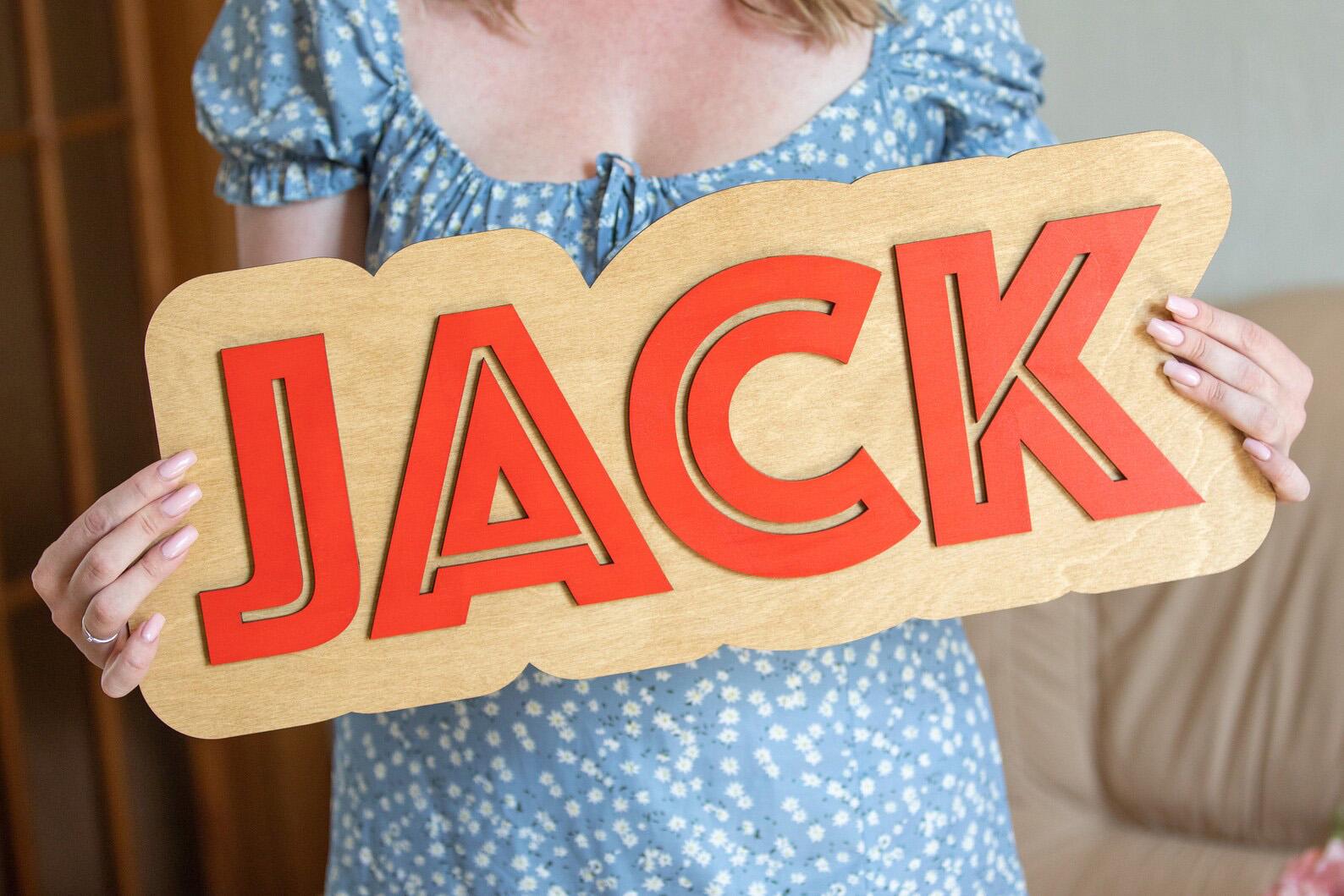 Custom Wood Baby Name Sign, Perfect Rustic Nursery Decor for Baby’s Room, Large Name Sign, Personalized Newborn Name Sign Kids Wall Decor