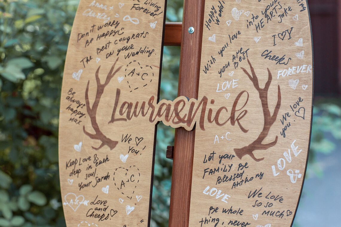 Wedding Letter Guest Book Letter a Guest Book Alternative Etsy