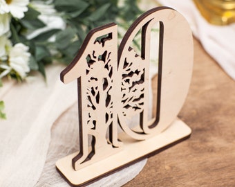 Wedding Table Numbers Elegant Wooden Table Numbers Sing Table Numbers Rustic Wen Table Numbers Decor Table Place Cards Accessories