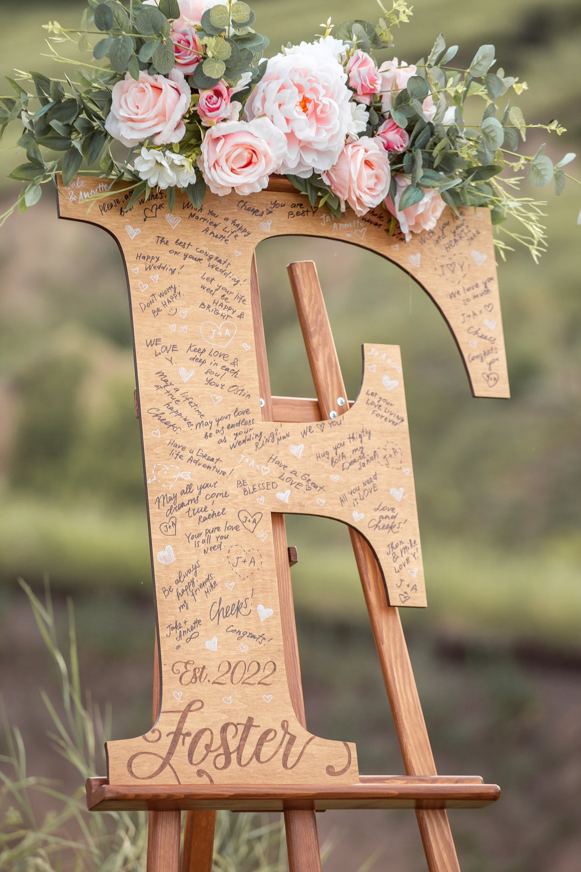 Wedding Letter Guest Book Letter a Guest Book Alternative Etsy