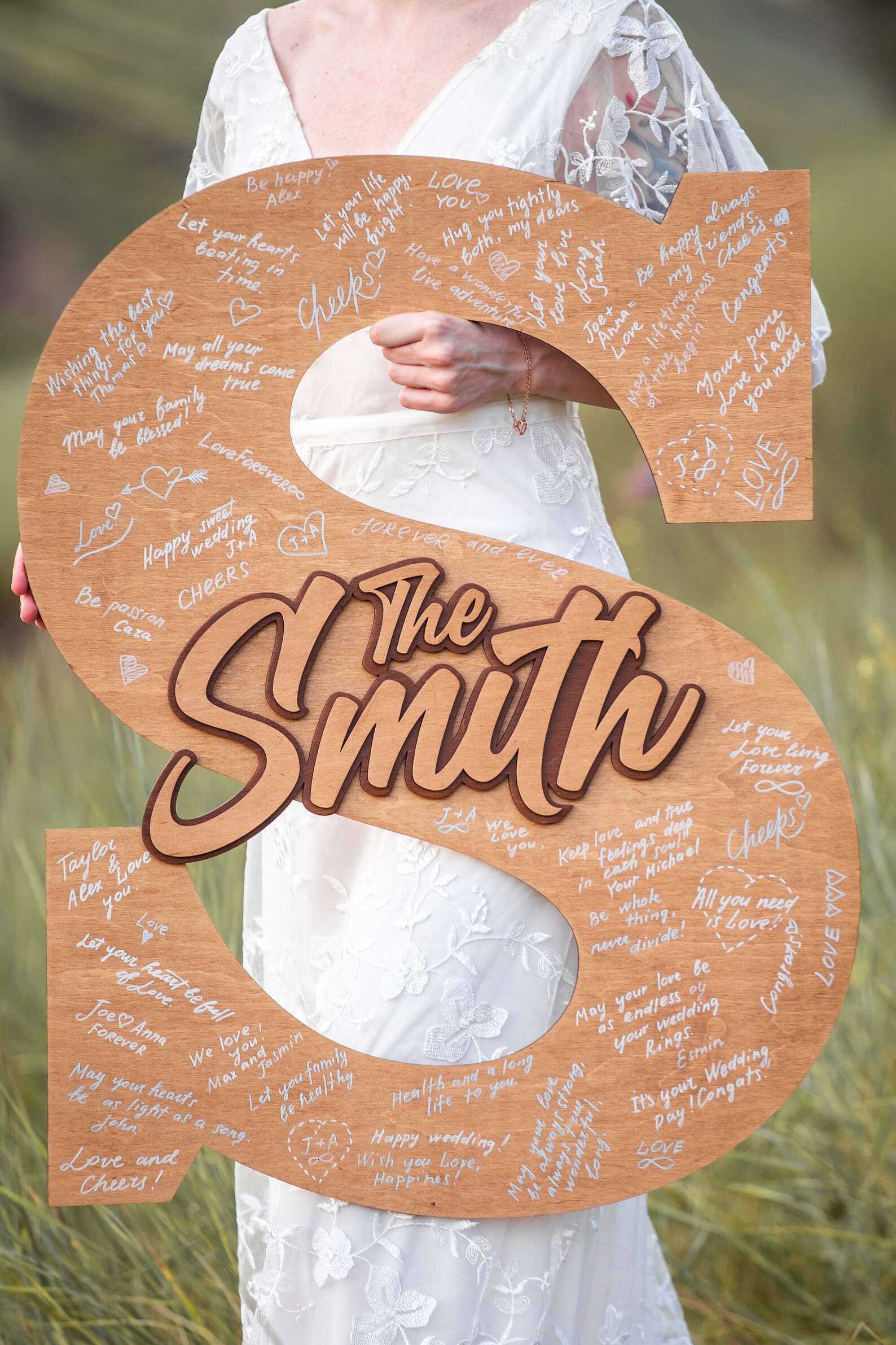 Wooden Letter Guest Book Wedding Guest Book Alternative Guest Etsy