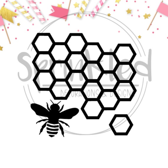Download Bumble Bee Honeycomb SVG vector Cut File Cricut Download ...