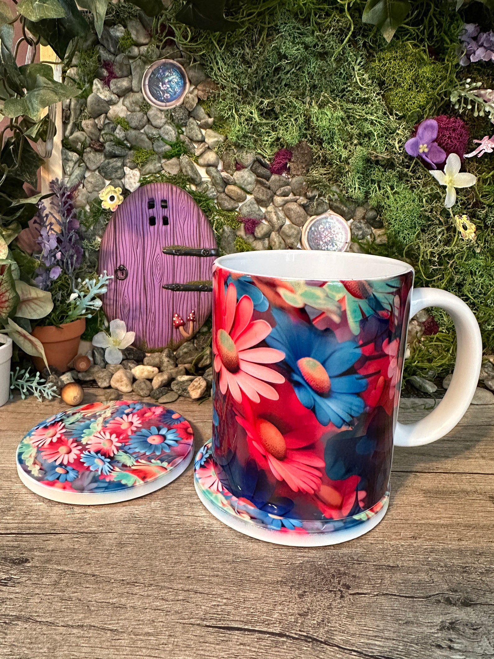 Wild Spring Flowers12 Oz Mug & Coaster Set - Etsy