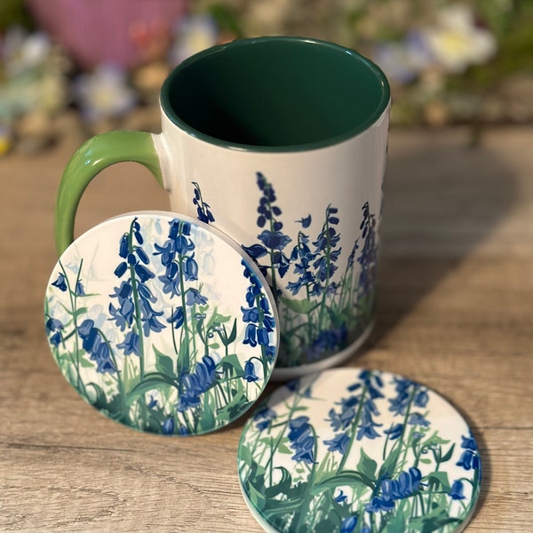 Dragon Brew | Wild Flowers | 15 oz Beveled Mugs-Duo-toned and customizable