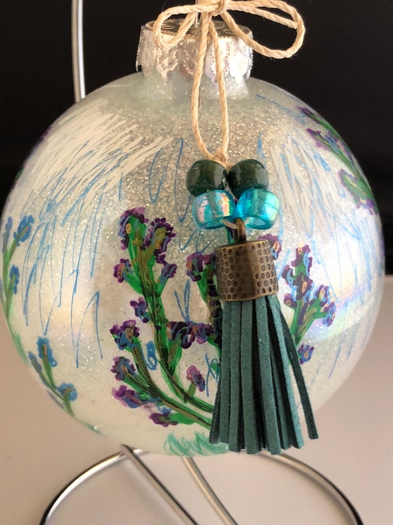 Rustic Witchy Friendship Balls. Glass Ornaments Hand Painted Etsy