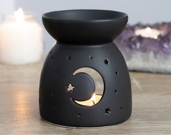 Triple Moon Wax Burner Witchy Oil Burner Witchy Gift Pagan Gift Witchcraft Gift