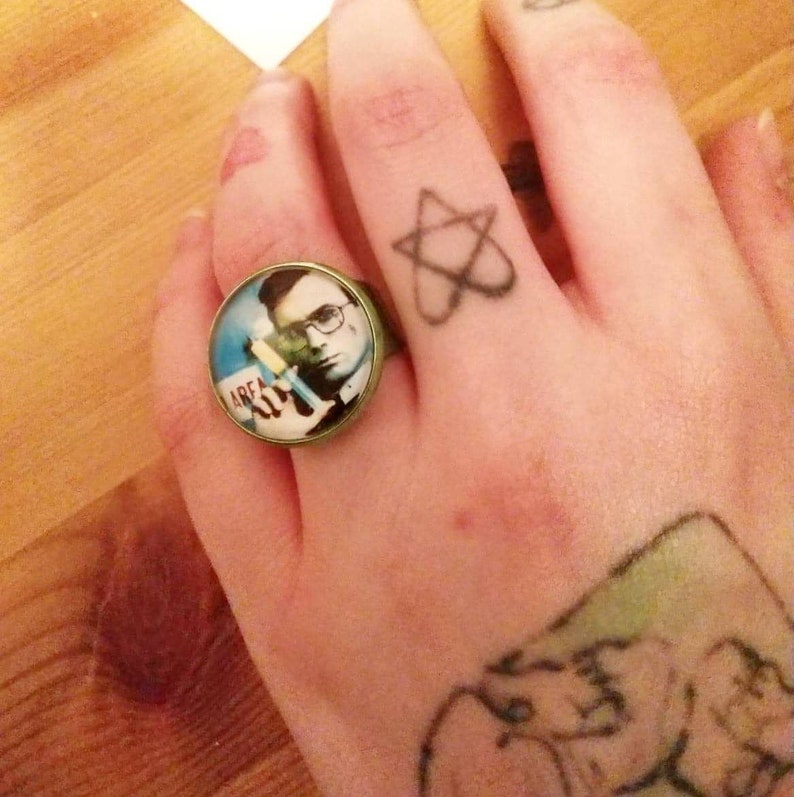 Re-animator Horror Movie Rings Reanimator Jewelry Horror Rings