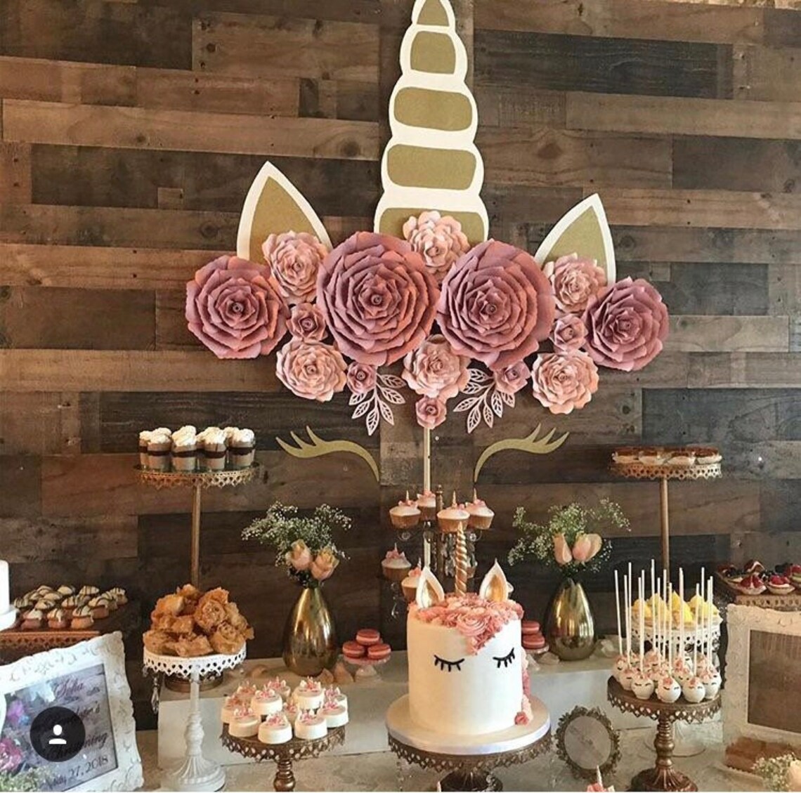 Pink Blush Paper Flowers - Etsy