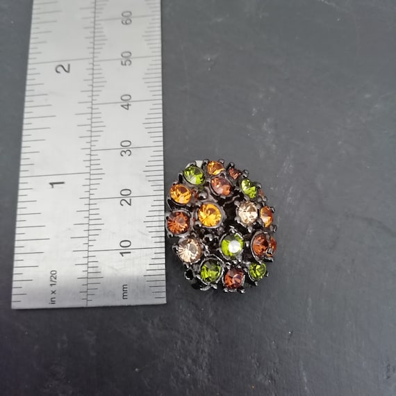 Vintage Jewelry JOAN RIVERS Earrings, Glass Caboc… - image 4