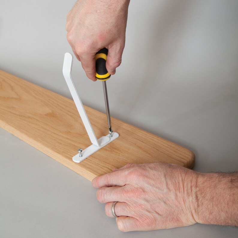 Radiator Shelf Brackets White Energy Saving x1 single