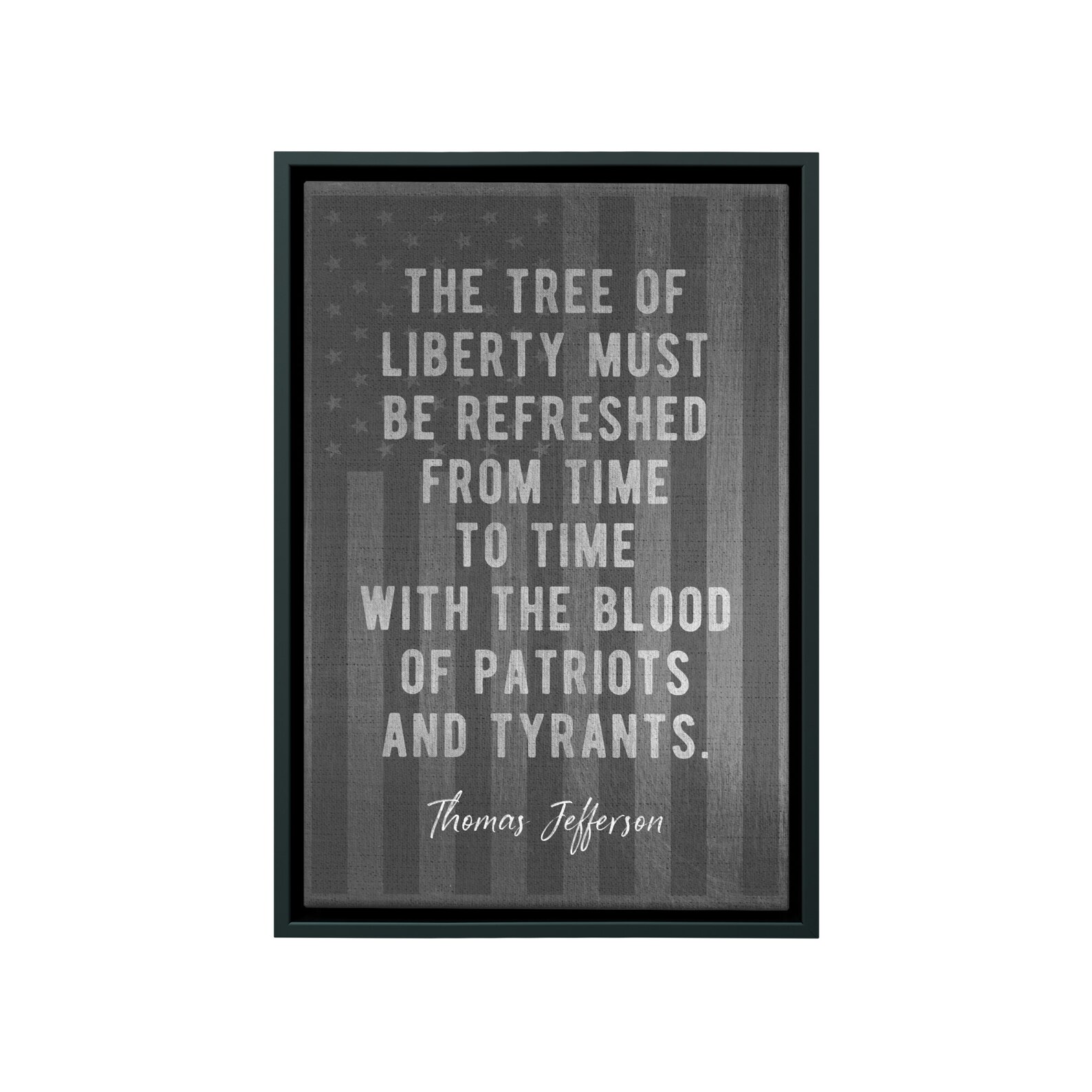 Framed Thomas Jefferson Tree of Liberty President Quote  Etsy