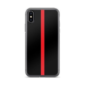 Thin Red Line | Bold | EMS | Firemen | Fireman | Firefighter | iPhone case | iPhone x | iphone 8 | iphone 7 |  | Plus Active