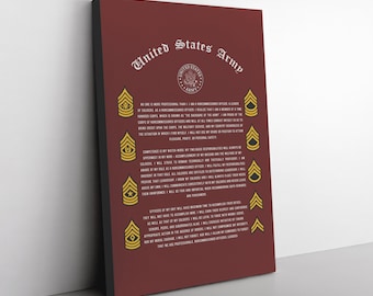 NCO Creed Canvas