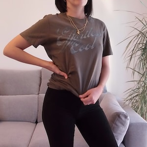 Vintage single stitching grey t-shirt / 80&#39;s gray 100% cotton t-shirt size S