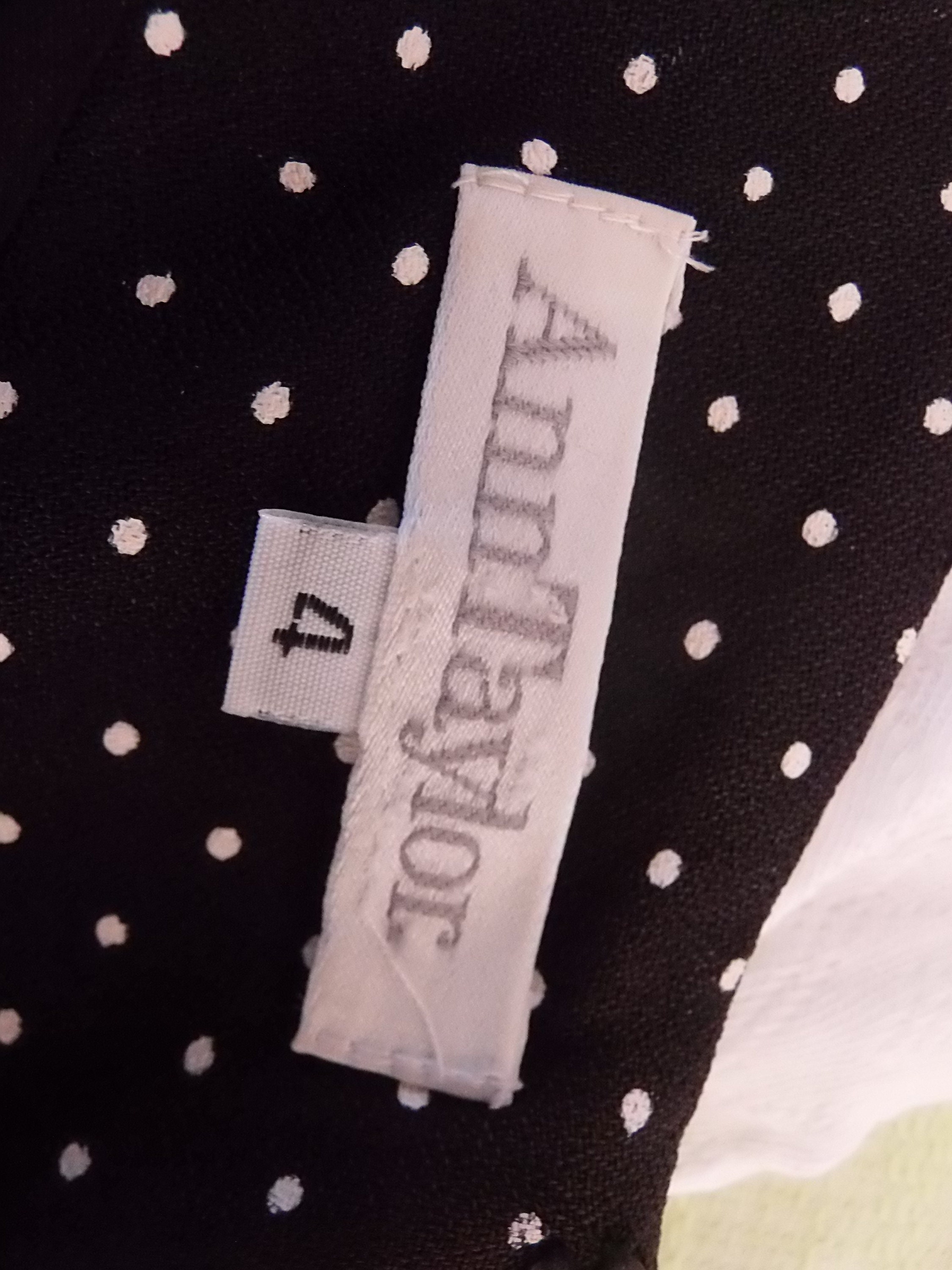 Vintage Ann Taylor Polka Dot Dress, Black and White Crepe, XS - Etsy