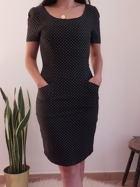 ann taylor polka dot dress