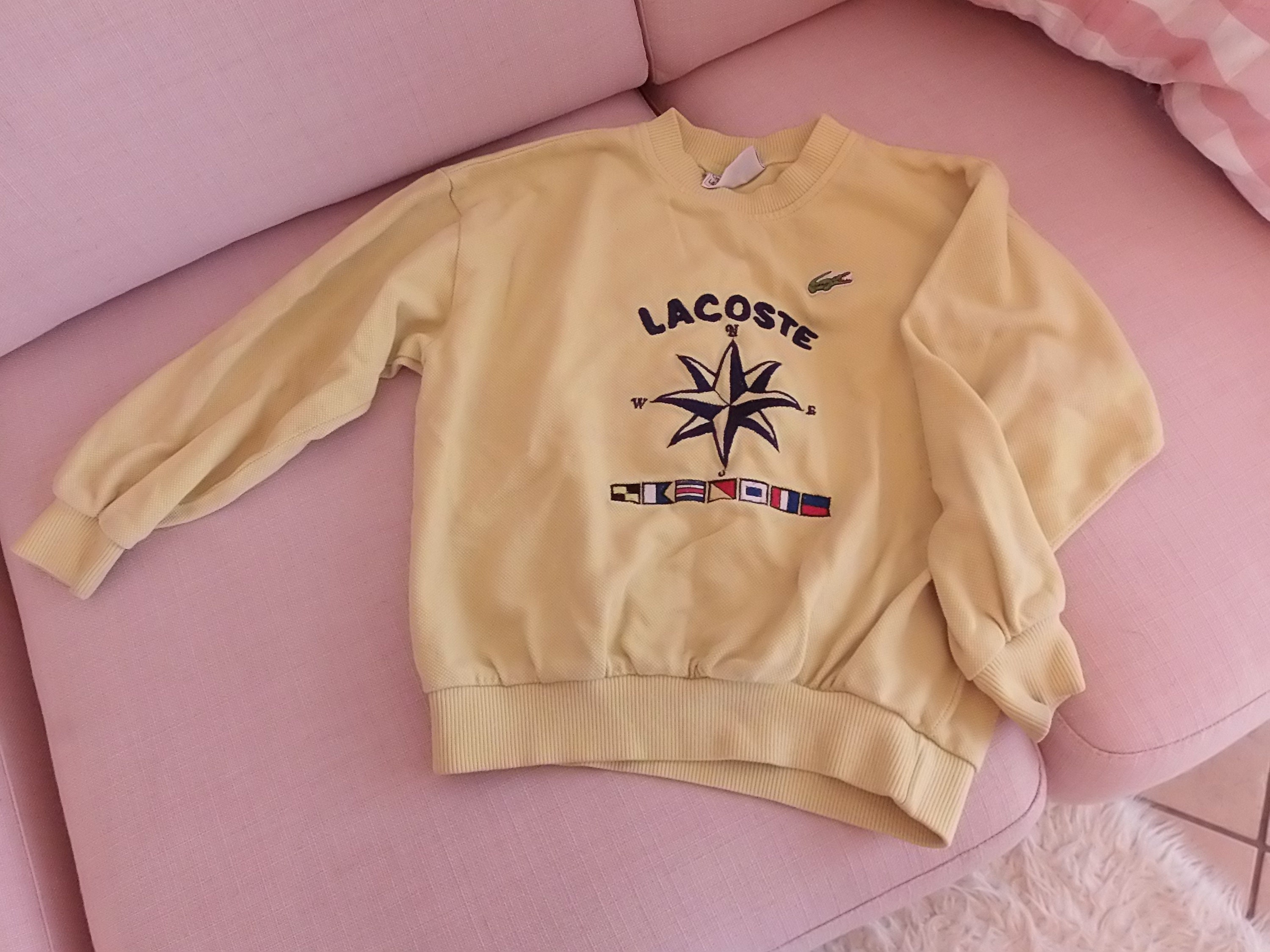 Vintage lacoste sweatshirt sale