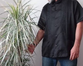 Chemise bateaux Ranger vintage adulte 2XL XXL noir coupe pêche