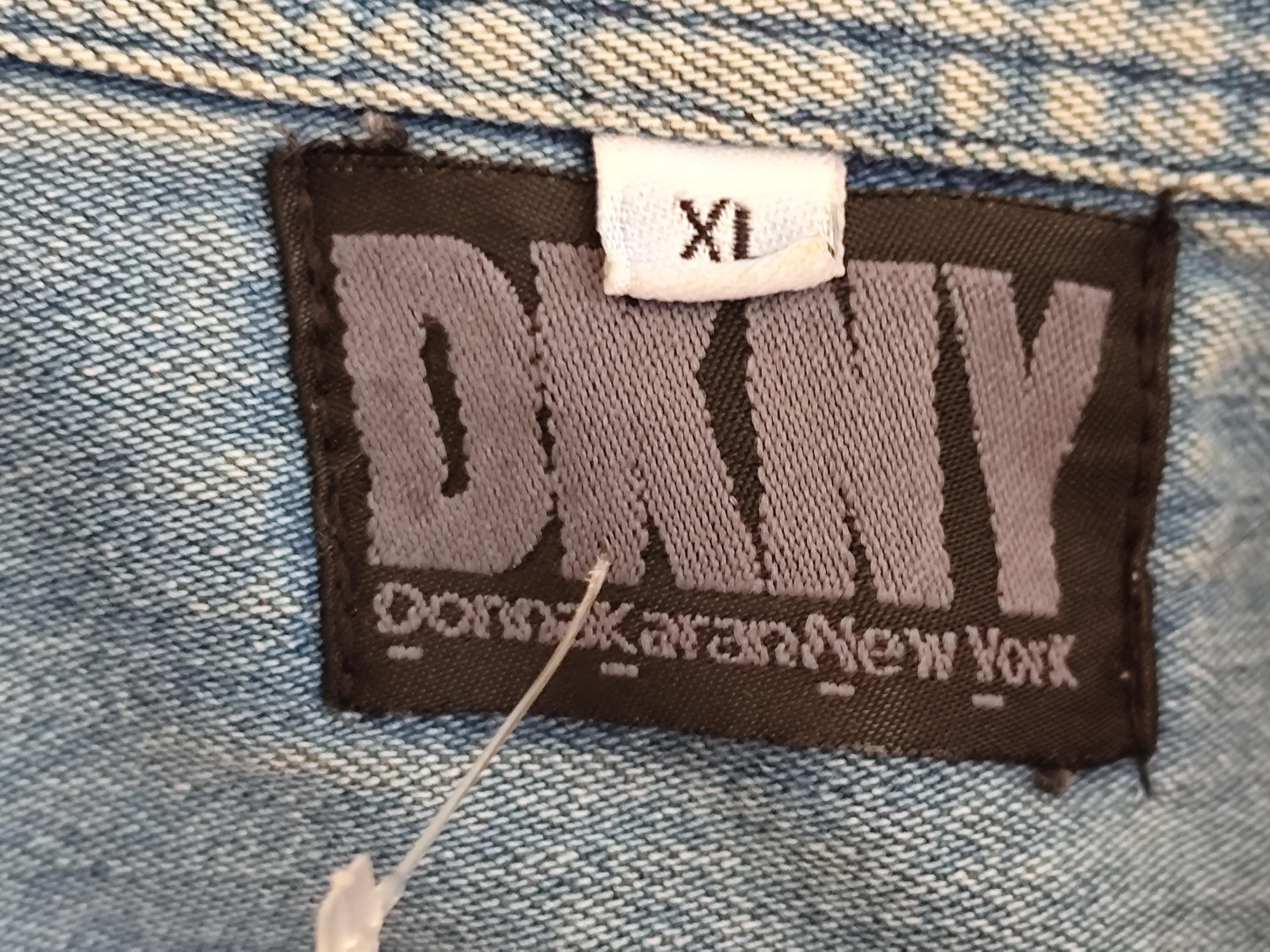 ヴィンテージ DKNY デニムシャツ：90年代 ライトブルー ジーンズ 