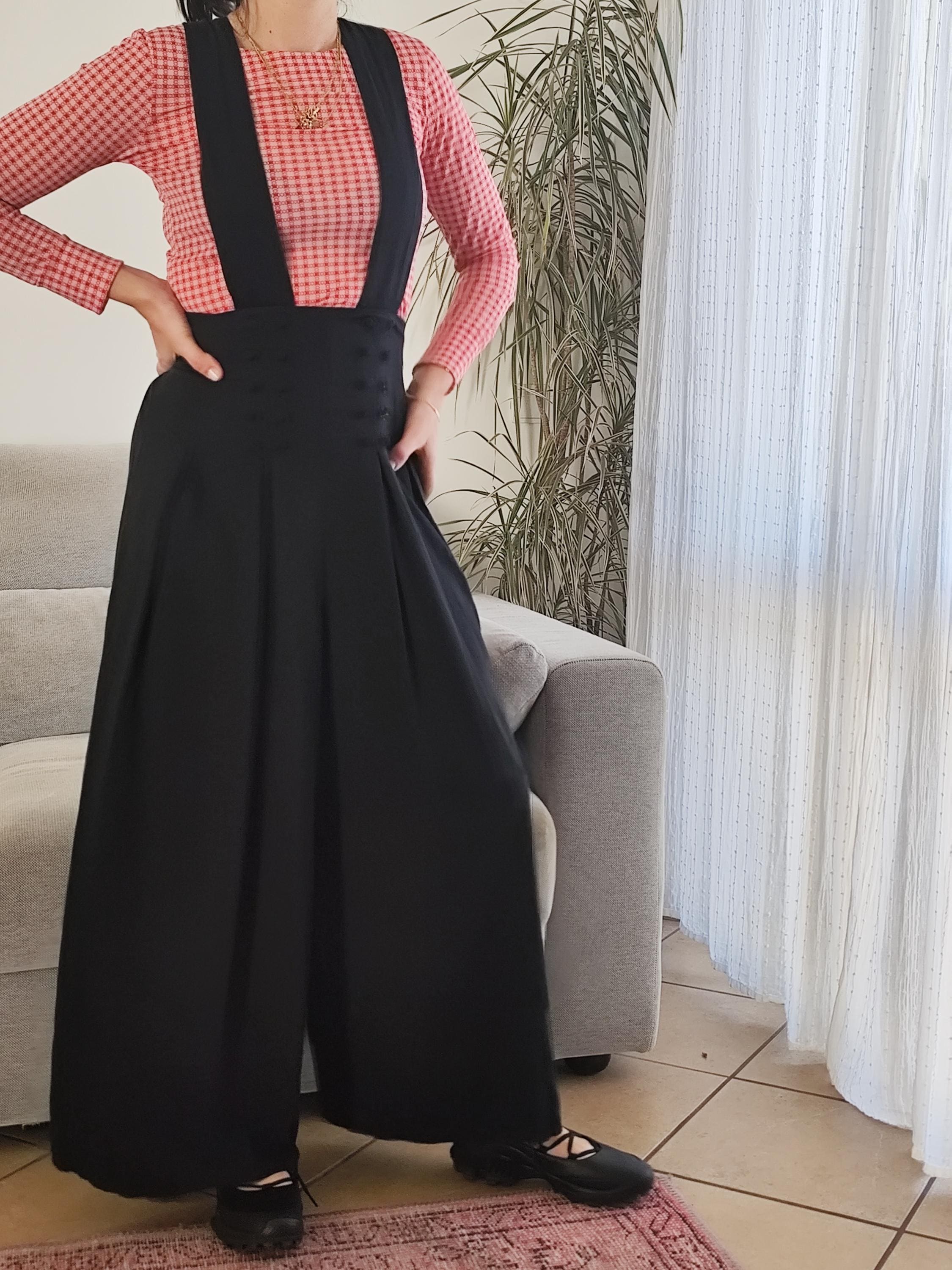 High Waisted Pants Suspenders - Etsy