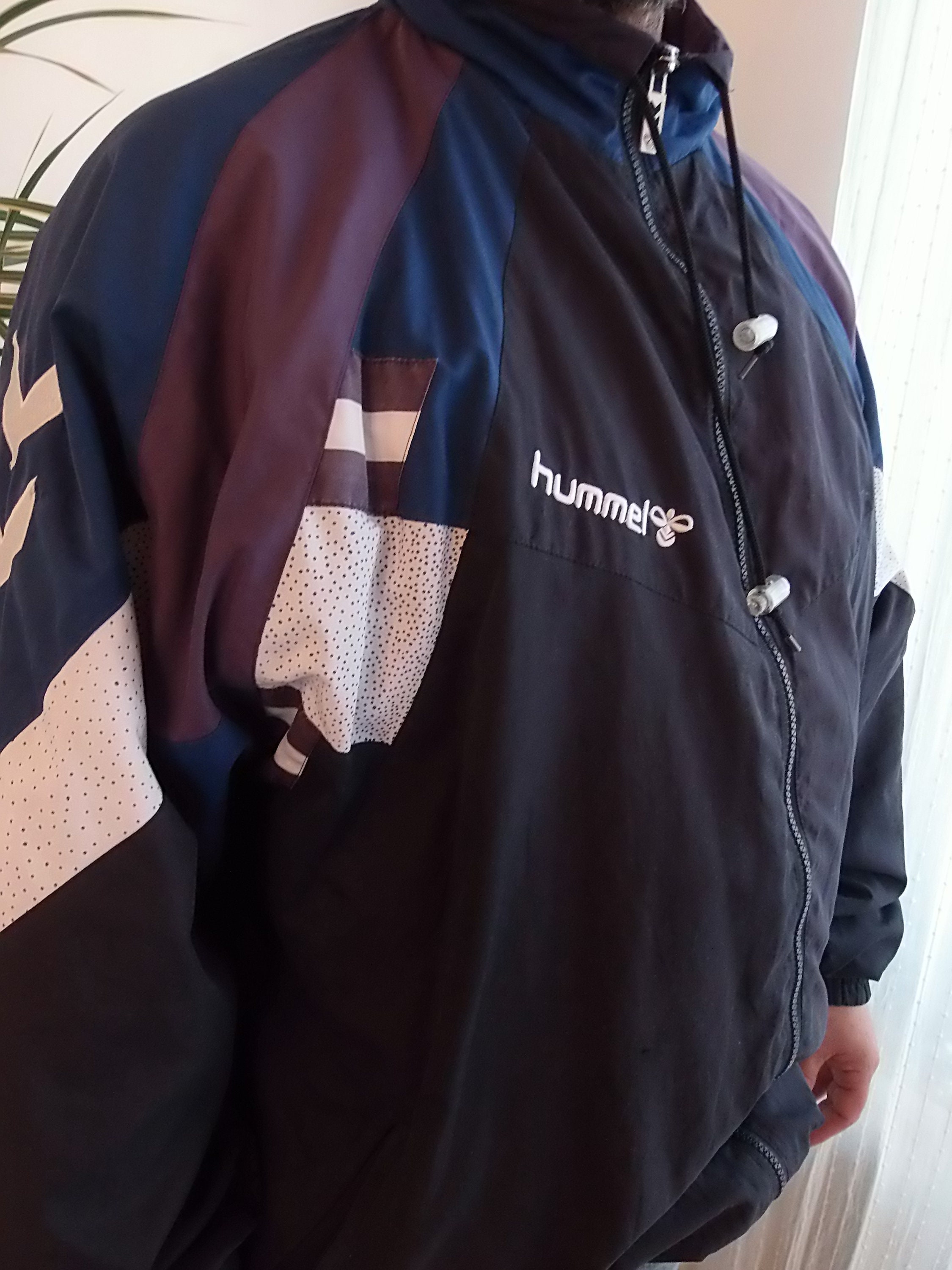 Vintage HUMMEL Sport Jacket 90's Track Suit Hummel Coat XXL