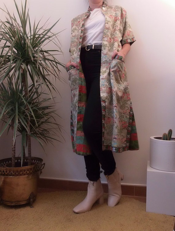 Vintage Chinese robe, chinese coat, from Macau