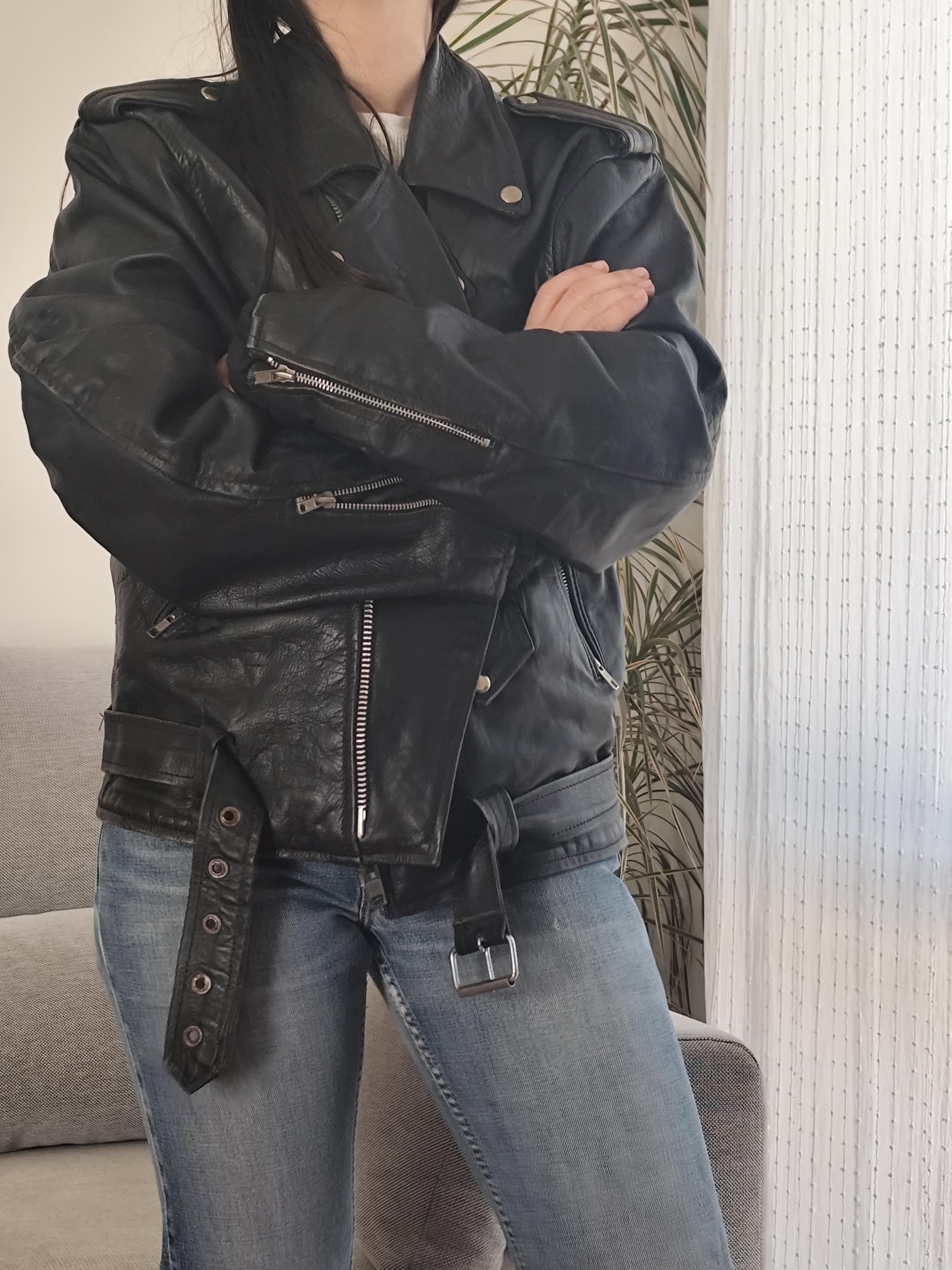 Vintage New Age Leather Jacket - Etsy