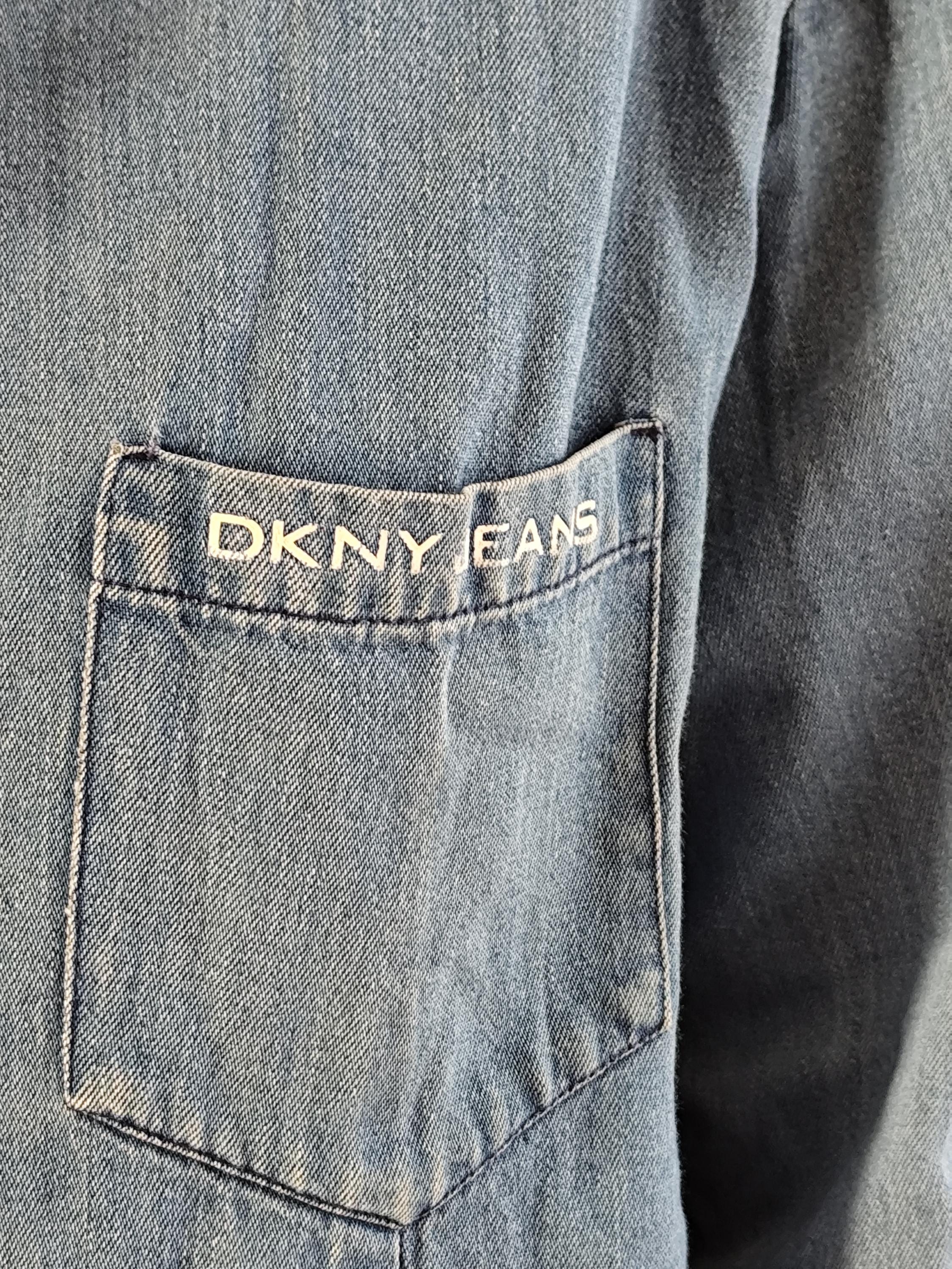 ヴィンテージ DKNY デニムシャツ：90年代 ライトブルー ジーンズ 