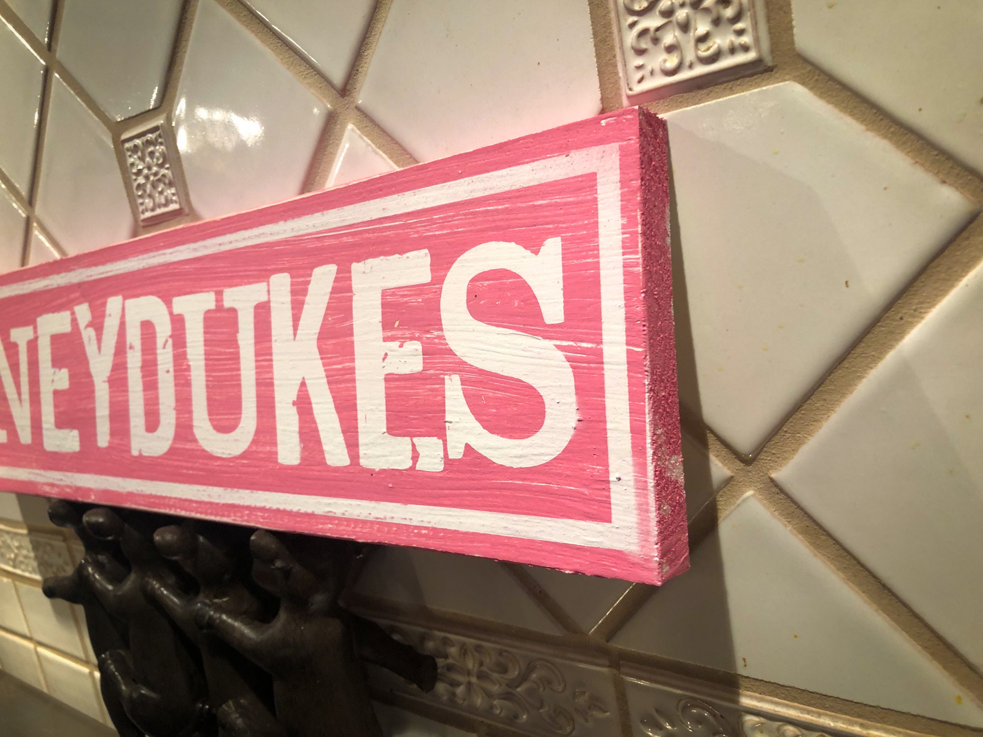 Contemporary Wooden Honeydukes Hand Painted Premium Art Sign | Etsy