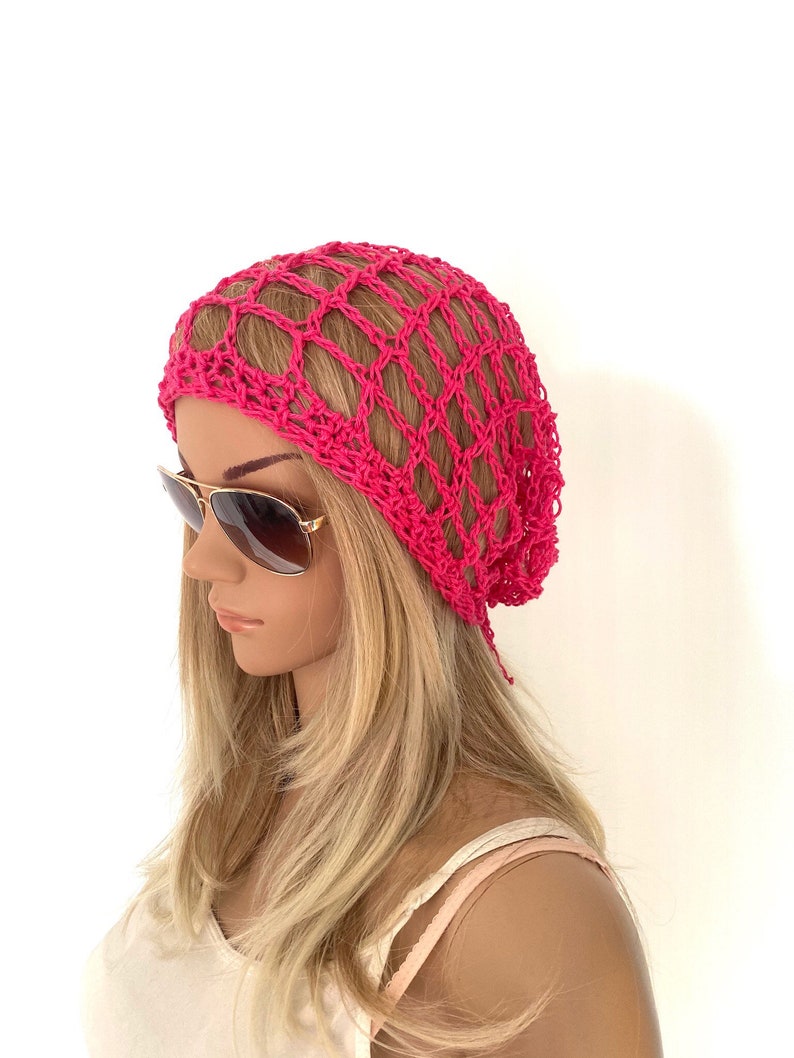PDF Knitting Slouch Hat Summer Crochet Beanie Pattern, Digital, Dread ...