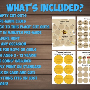 PRINTABLE Pirate Treasure Hunt Clues Scavenger Hunt Clues Birthday PRINTABLE Pirate Treasure Hunt Clues Scavenger Hunt Clues Birthday