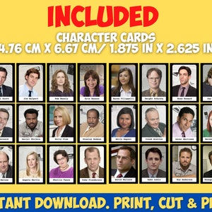 Guess Who the Office Edition Instant Delivery Print at Home Guess Who ...